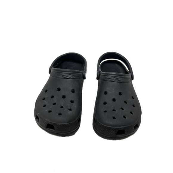 Crocs Charcoal Gray Clog Sandals Mens 11 Womens 13 - Picture 1 of 3